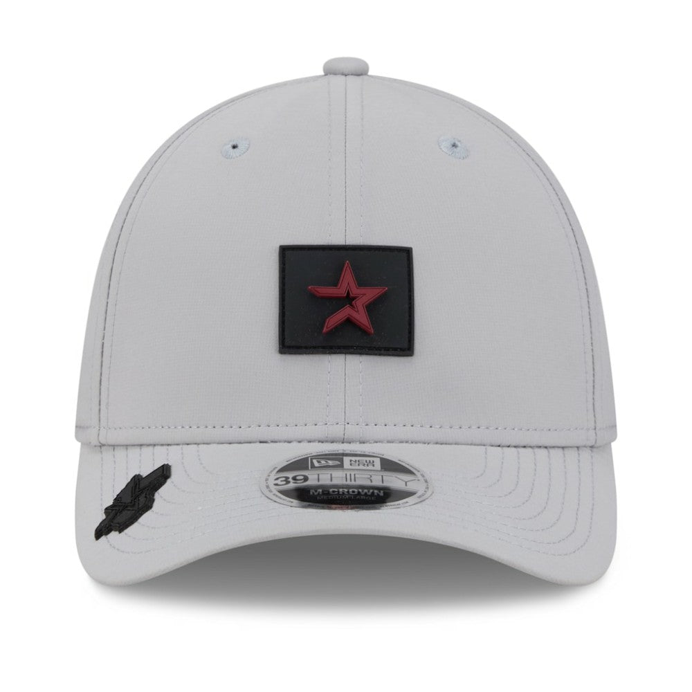 Gray Houston Astros New Era 2026 Clubhouse Alternate 39THIRTY Flex Hat
