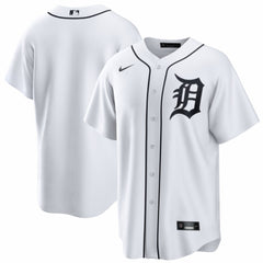 White Detroit Tigers Nike Home Replica Jersey
