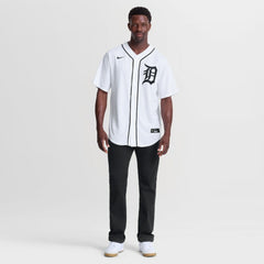 White Detroit Tigers Nike Home Replica Jersey