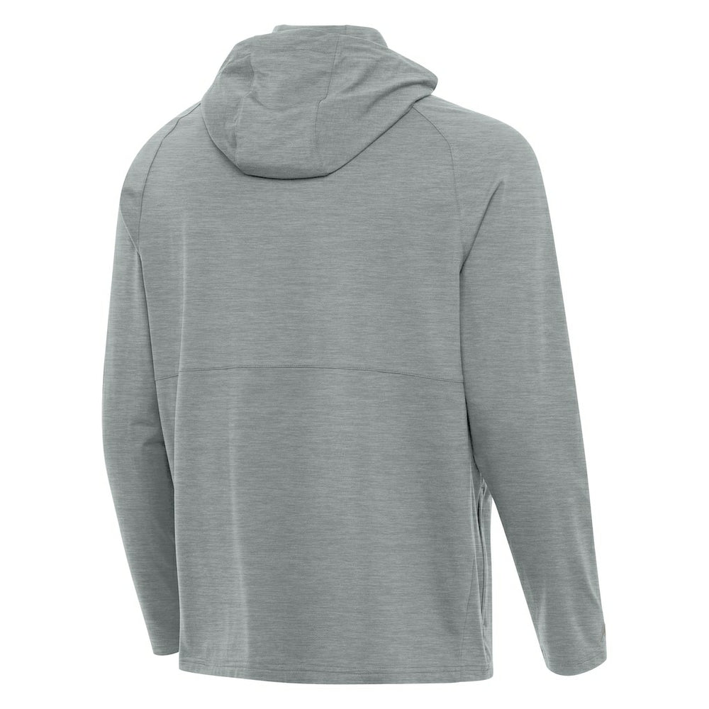 Antigua 50th Season Spikes Raglan Quarter-Zip Hoodie - Seattle Seahawks Hoodies