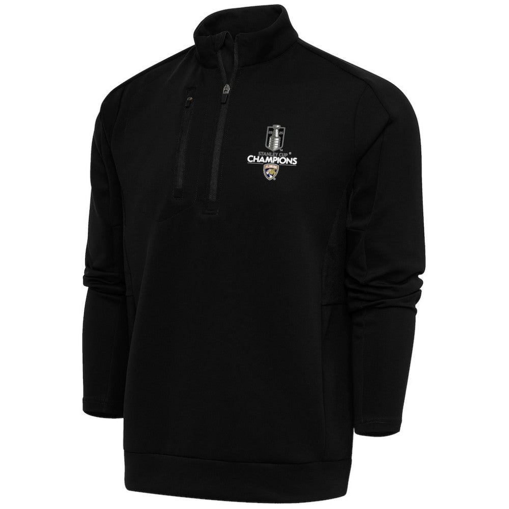 NHL Florida Panthers Fanatics 2025 Stanley Cup Champions Genesis Quarter-Zip Pullover