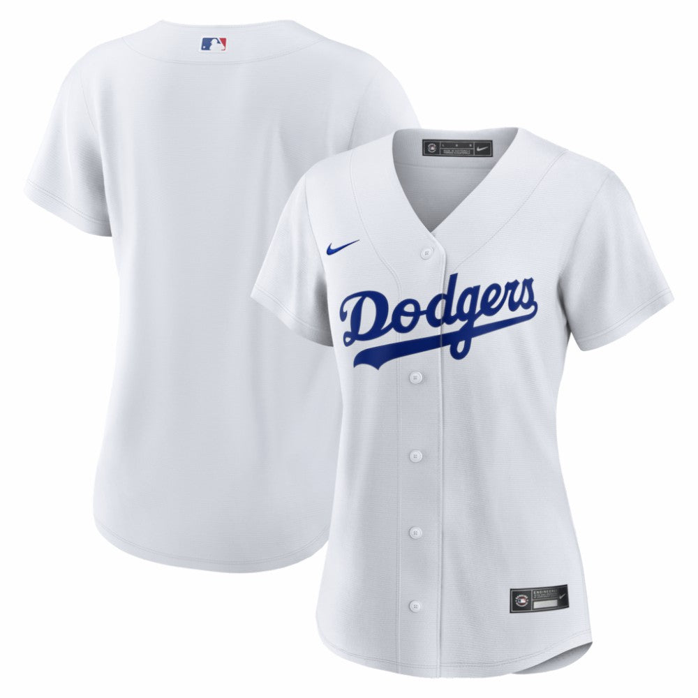 White Los Angeles Dodgers Nike Women's Home Replica Jersey