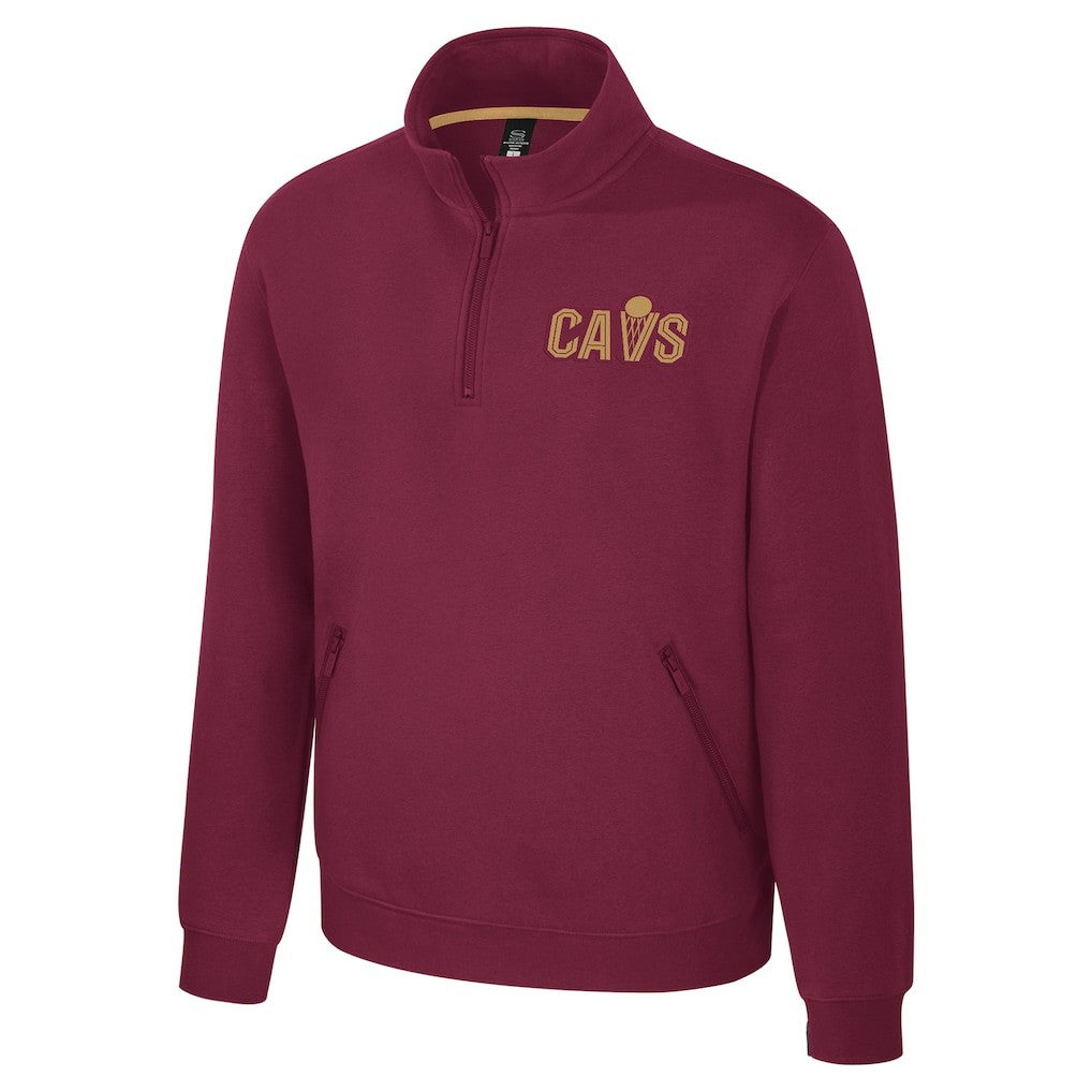 Cleveland Cavaliers Stadium Essentials Unisex Varsity Trainer Quarter-Zip Pullover sale
