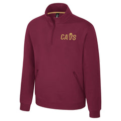 Cleveland Cavaliers Stadium Essentials Unisex Varsity Trainer Quarter-Zip Pullover sale