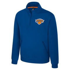 New York Knicks Stadium Essentials Unisex Varsity Trainer Quarter-Zip Pullover