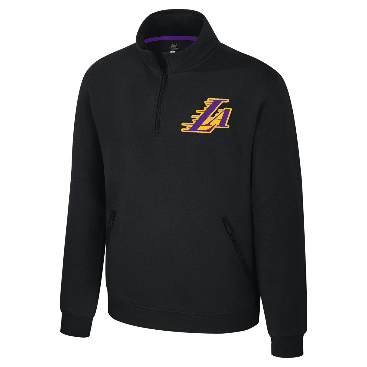 Los Angeles Lakers Stadium Essentials Unisex Varsity Trainer Quarter-Zip Pullover