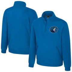 Minnesota Timberwolves Stadium Essentials Unisex Varsity Trainer Quarter-Zip Pullover