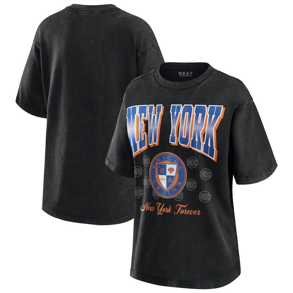 New York Knicks WEAR by Erin Andrews Women's Oversized Boyfriend T-Shirt