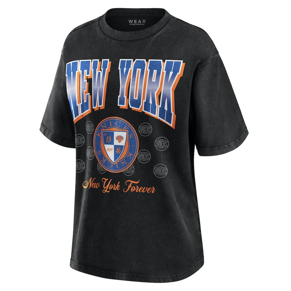 New York Knicks WEAR by Erin Andrews Women's Oversized Boyfriend T-Shirt
