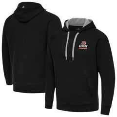 Antigua Streak Victory Pullover Hoodie - Cincinnati Bengals Hoodies