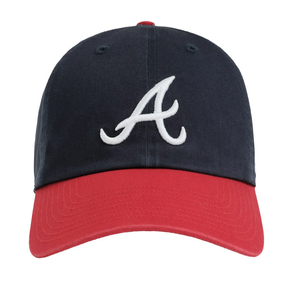 Navy/Red Atlanta Braves Madhappy x MLB Unisex Dad Adjustable Hat