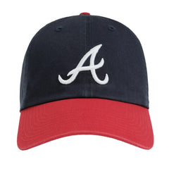 Navy/Red Atlanta Braves Madhappy x MLB Unisex Dad Adjustable Hat