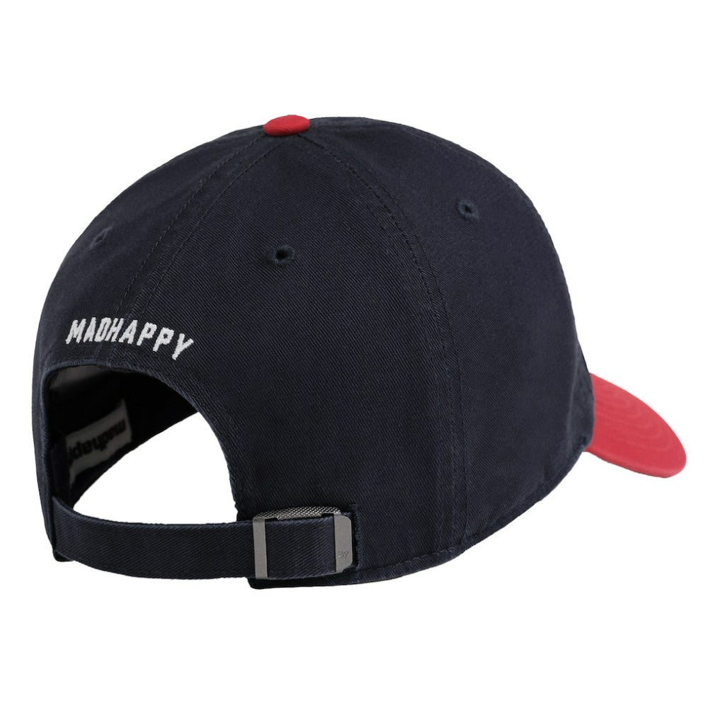 Navy/Red Atlanta Braves Madhappy x MLB Unisex Dad Adjustable Hat