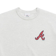 Heather Gray Atlanta Braves Madhappy x MLB Unisex Heavyweight T-Shirt