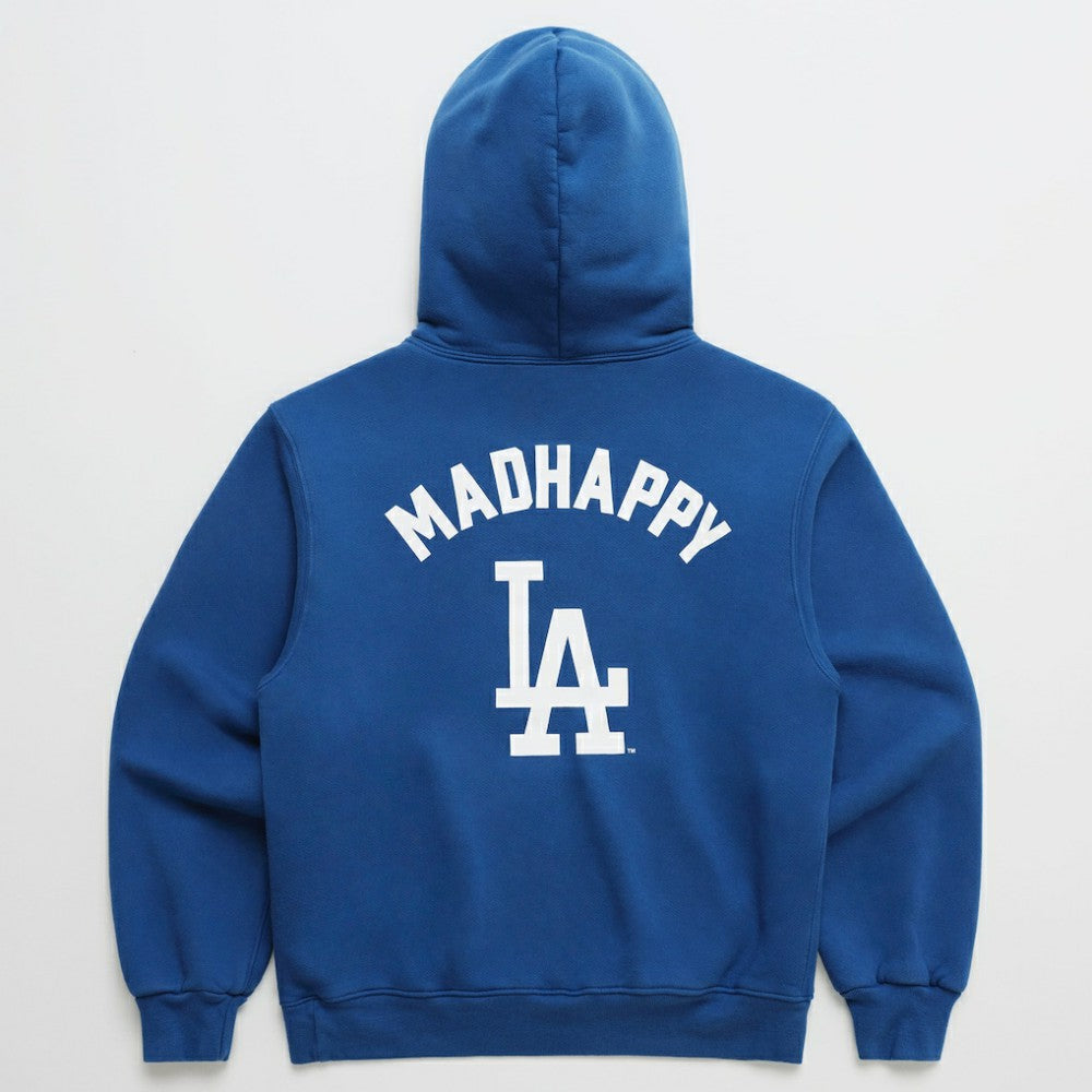 Royal Los Angeles Dodgers Madhappy x MLB Unisex Heavyweight Fleece Hoodie