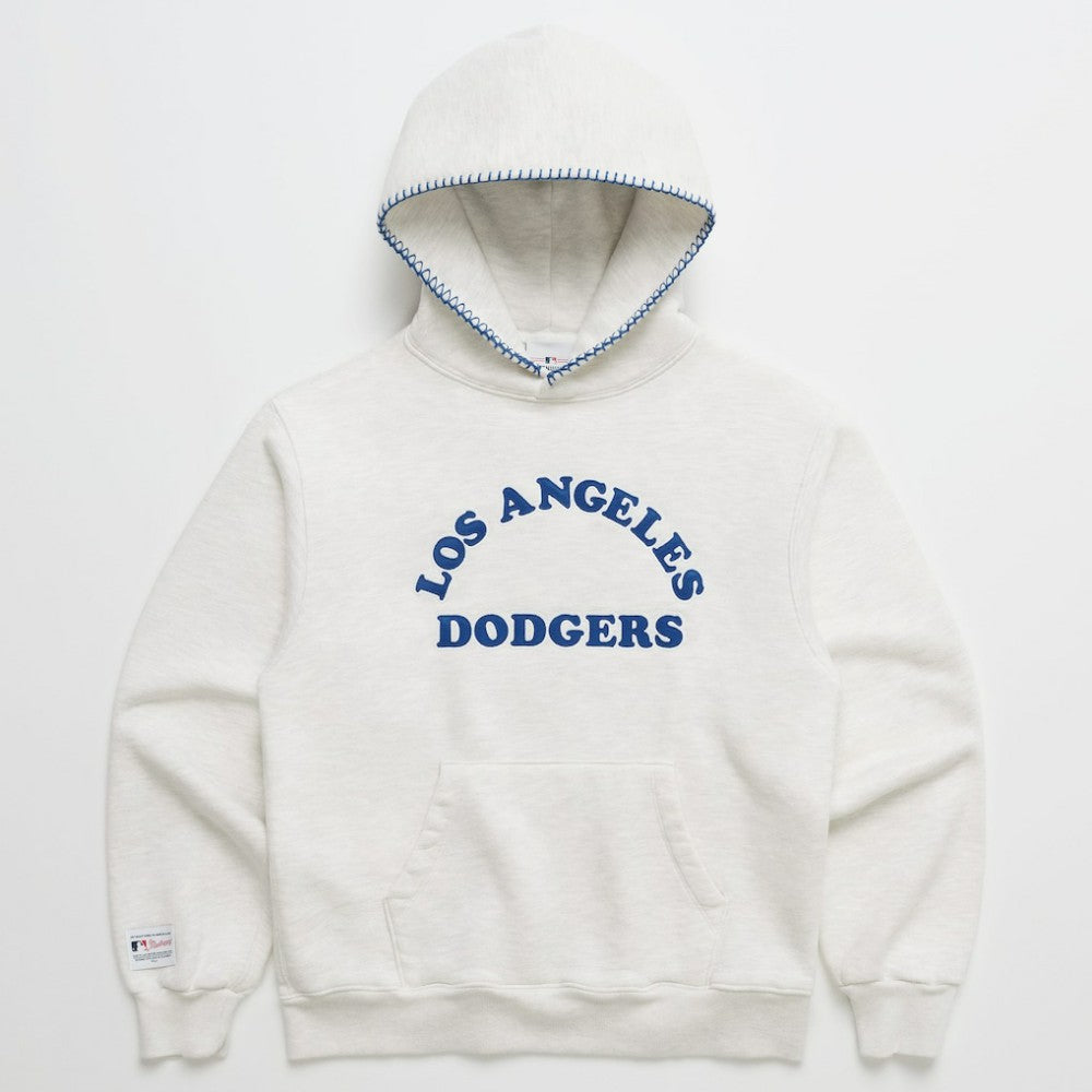 Heather Gray Los Angeles Dodgers Madhappy x MLB Unisex Heavyweight Fleece Hoodie