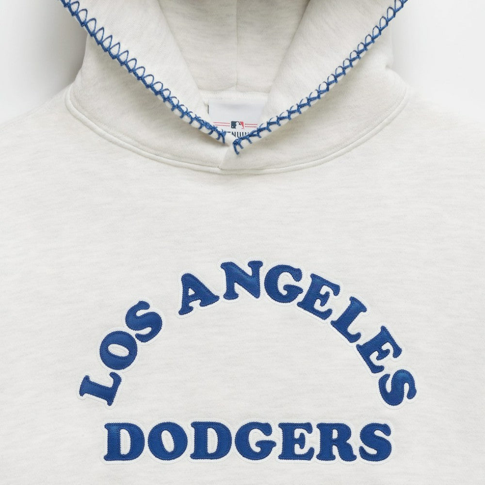 Heather Gray Los Angeles Dodgers Madhappy x MLB Unisex Heavyweight Fleece Hoodie