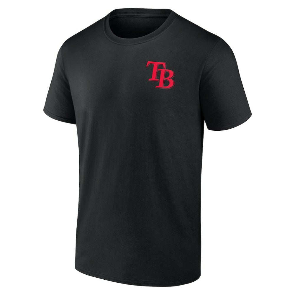 Black Tampa Bay Rays Stranger Things Graphic T-Shirt