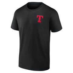 Black Texas Rangers Stranger Things Graphic T-Shirt