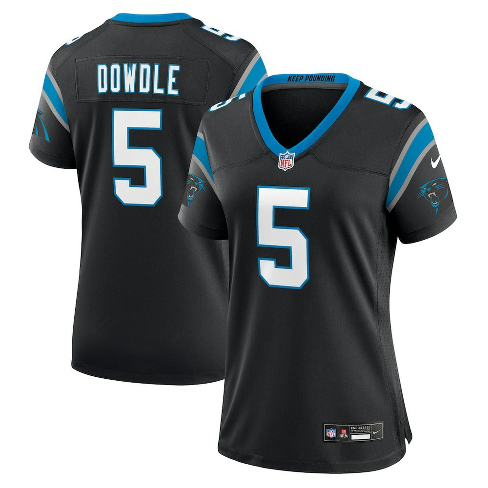 Rico Dowdle  Women's Team Game Jersey - Carolina Panthers Jerseys