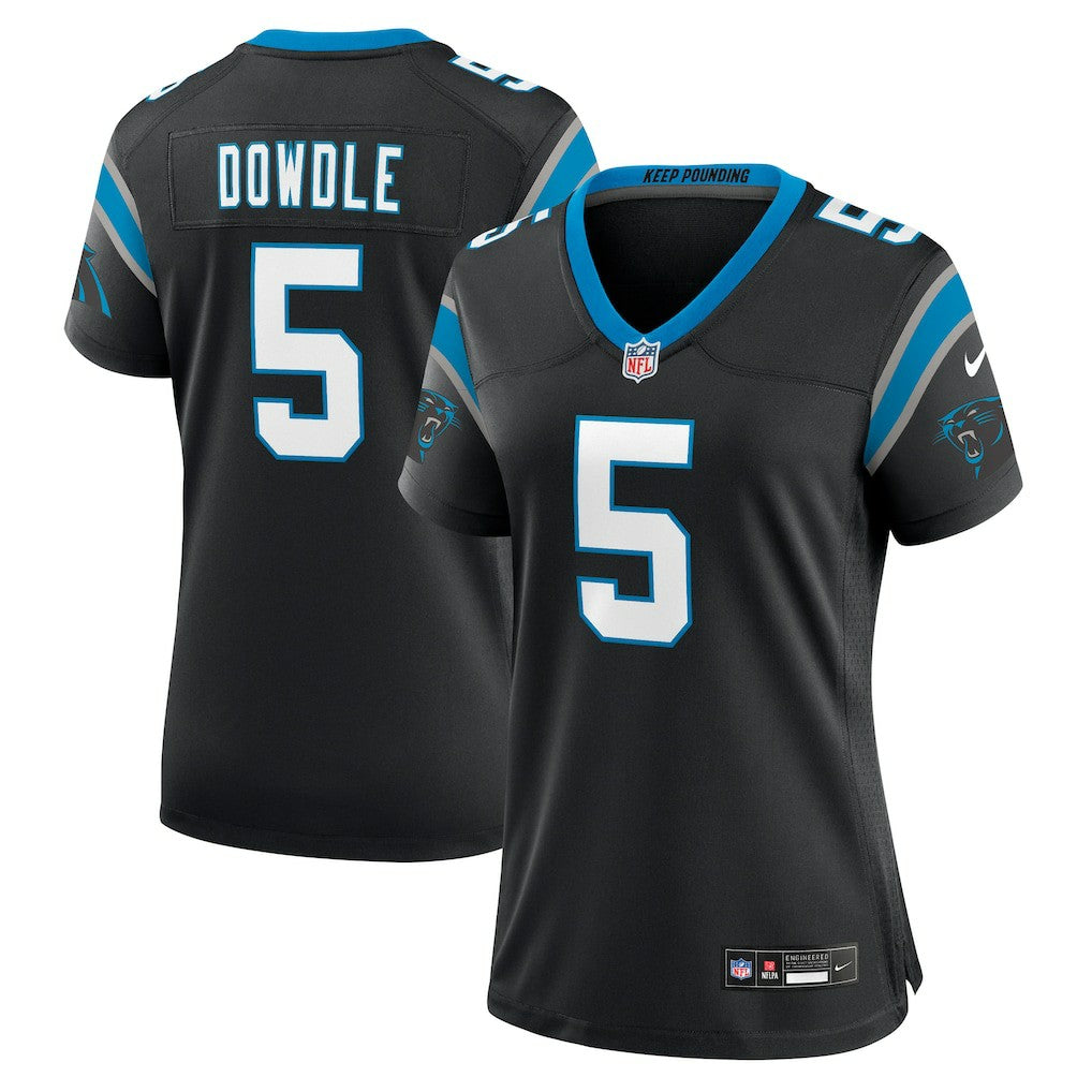 Rico Dowdle  Women's Team Game Jersey - Carolina Panthers Jerseys