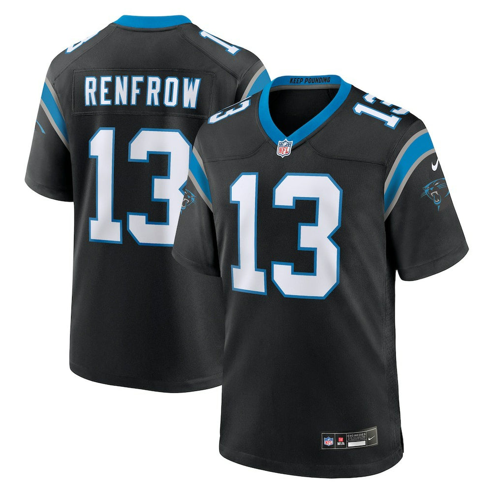 Hunter Renfrow  Team Game Jersey - Carolina Panthers Jerseys