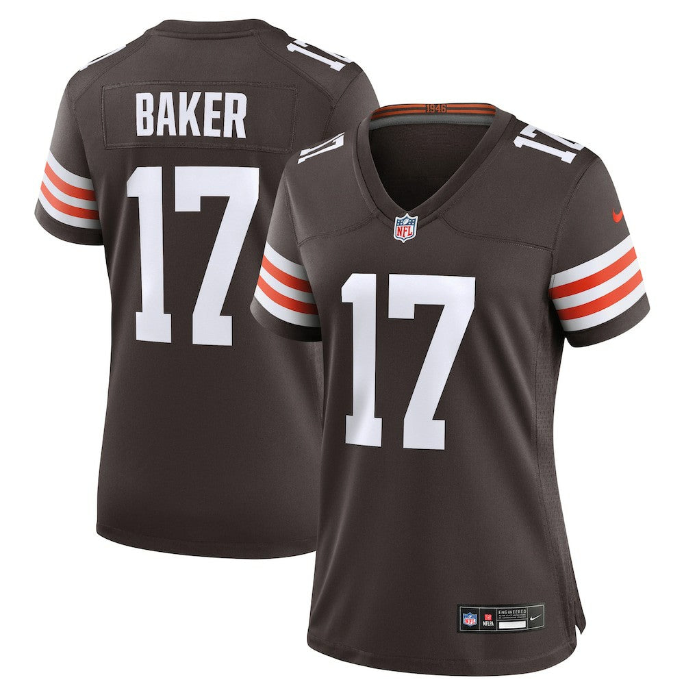 Jerome Baker  Women's Team Game Jersey - Cleveland Browns Jerseys