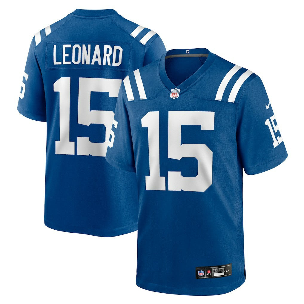 Riley Leonard  Team Game Jersey - Indianapolis Colts Jerseys