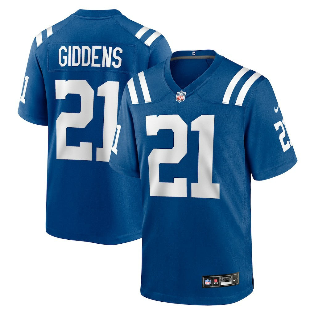 DJ Giddens  Team Game Jersey - Indianapolis Colts Jerseys
