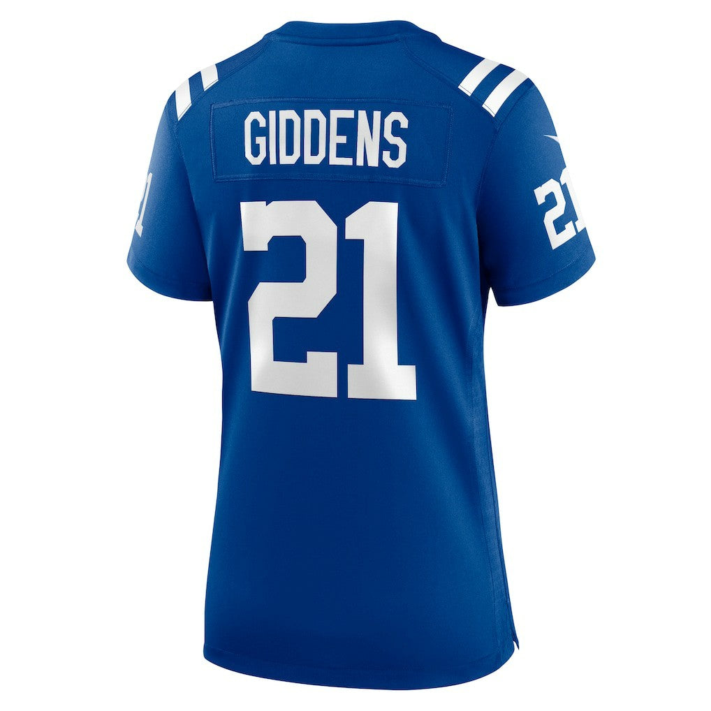DJ Giddens  Women's Team Game Jersey - Indianapolis Colts Jerseys