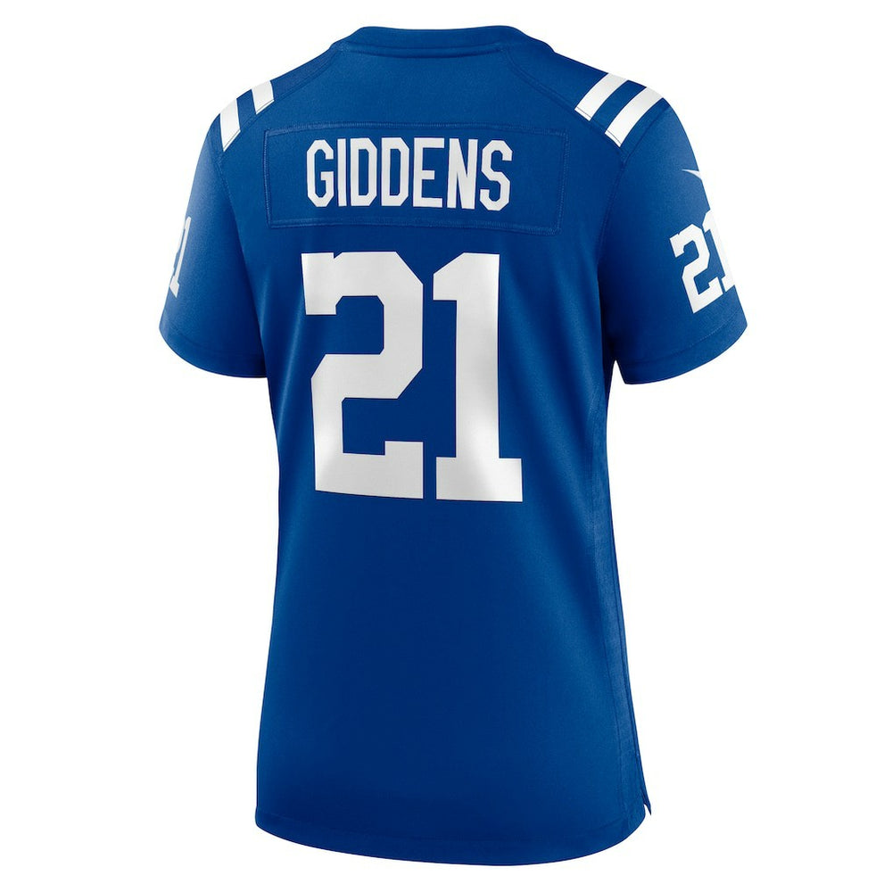 DJ Giddens  Women's Team Game Jersey - Indianapolis Colts Jerseys