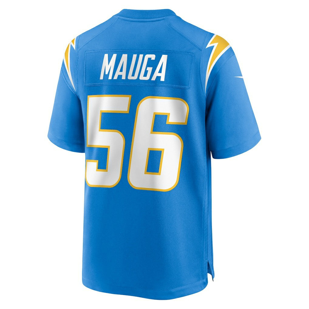 Kanai Mauga  Team Game Jersey - Los Angeles Chargers Jerseys