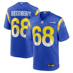 David Quessenberry  Team Game Jersey - Los Angeles Rams Jerseys
