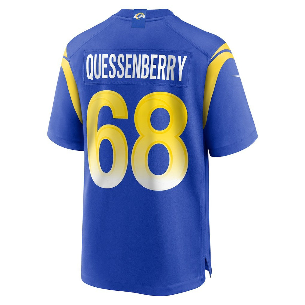David Quessenberry  Team Game Jersey - Los Angeles Rams Jerseys