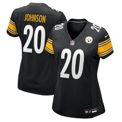 Kaleb Johnson  Women's Team Game Jersey - Pittsburgh Steelers Jerseys