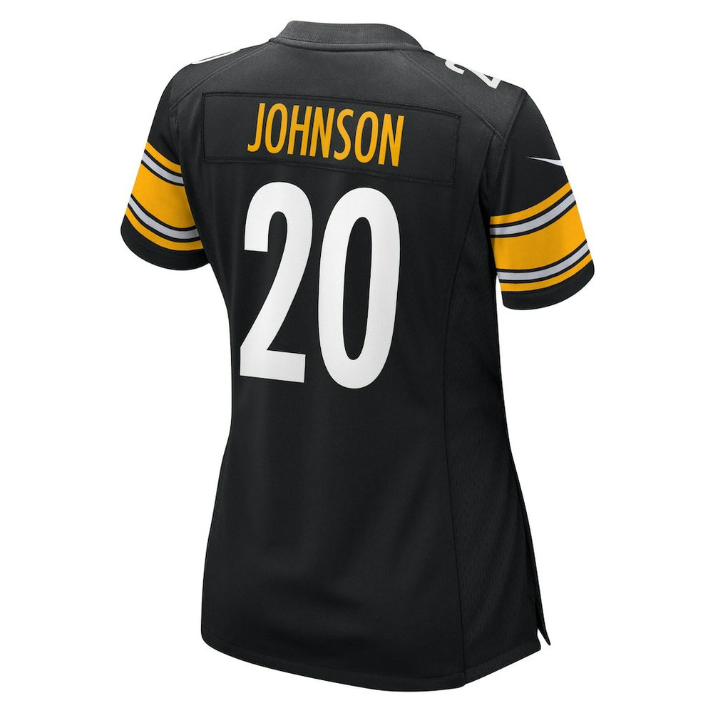 Kaleb Johnson  Women's Team Game Jersey - Pittsburgh Steelers Jerseys