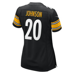 Kaleb Johnson  Women's Team Game Jersey - Pittsburgh Steelers Jerseys
