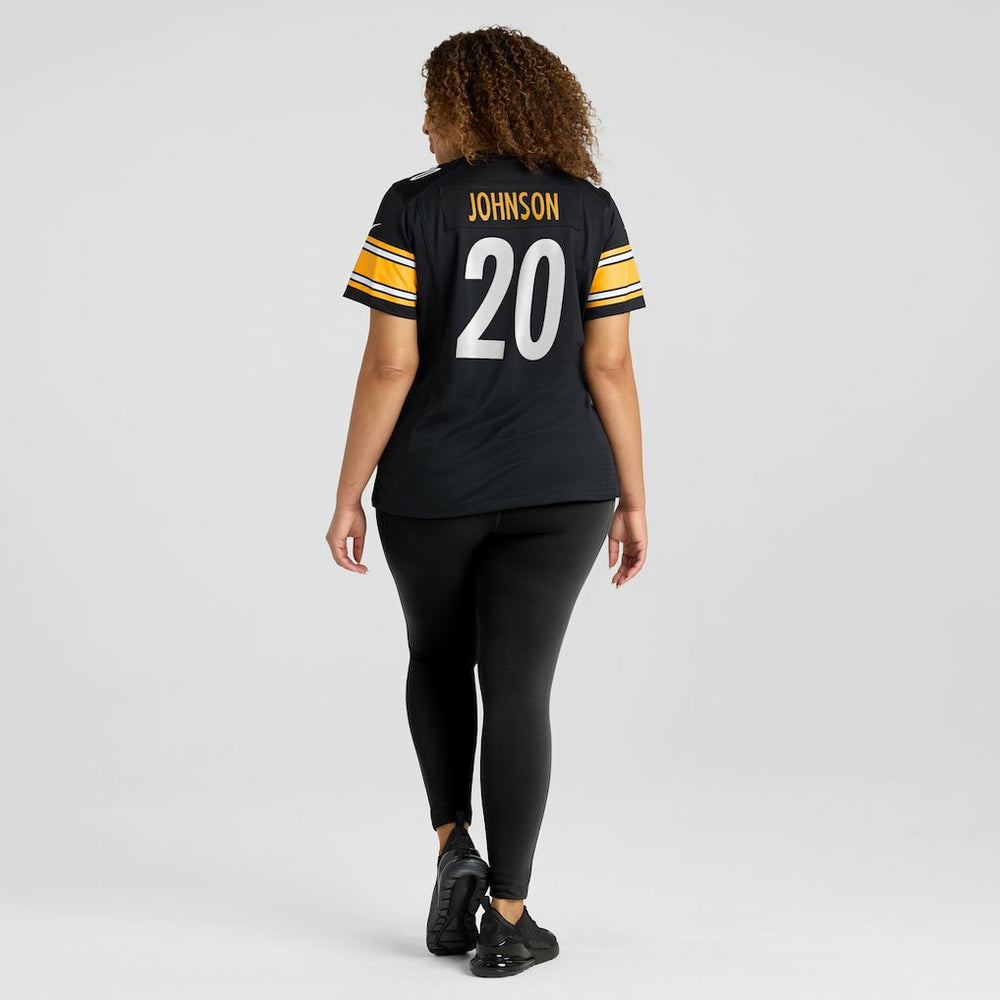 Kaleb Johnson  Women's Team Game Jersey - Pittsburgh Steelers Jerseys