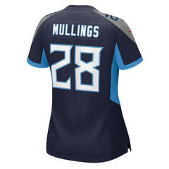 Kalel Mullings  Women's Team Game Jersey - Tennessee Titans Jerseys