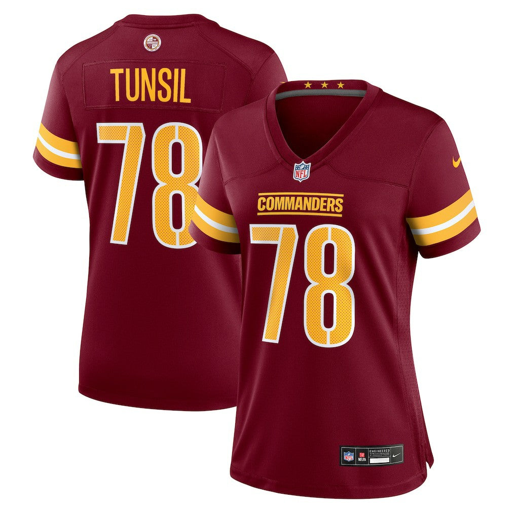 Laremy Tunsil  Women's Team Game Jersey - Washington Commanders Jerseys