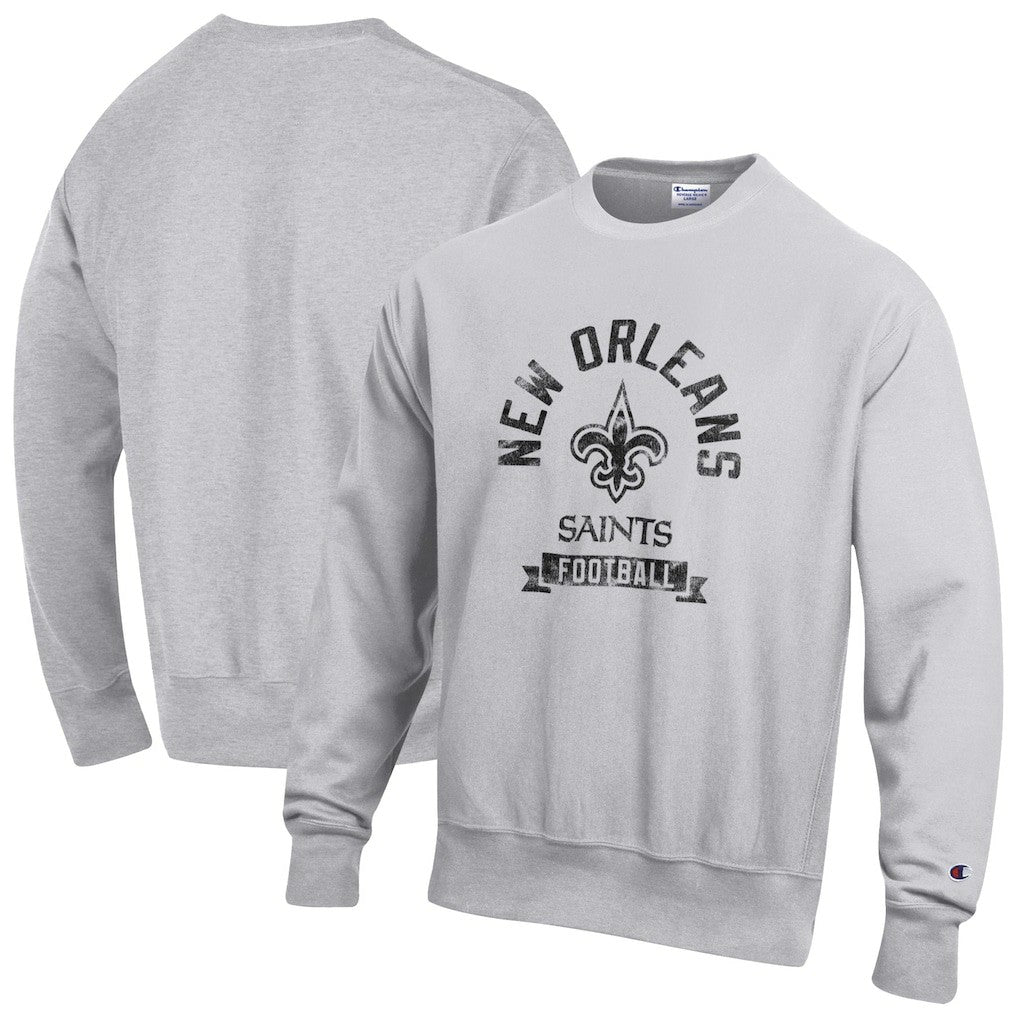 Reverse Weave Fleece Pullover Sweatshirt - New Orleans Saints Pullover
