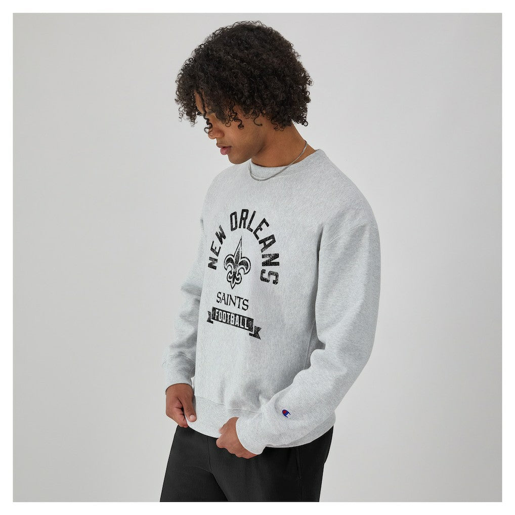 Reverse Weave Fleece Pullover Sweatshirt - New Orleans Saints Pullover