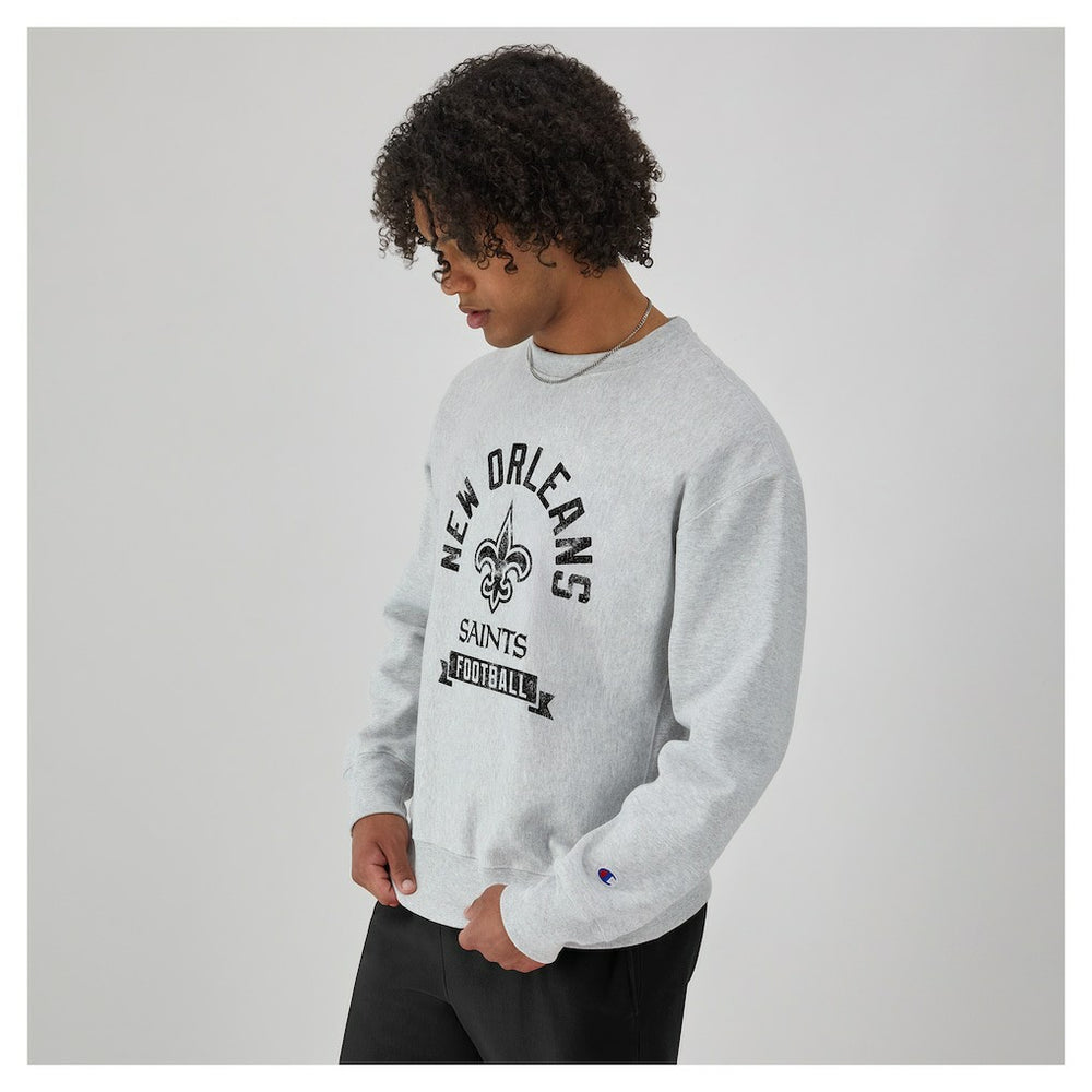 Reverse Weave Fleece Pullover Sweatshirt - New Orleans Saints Pullover