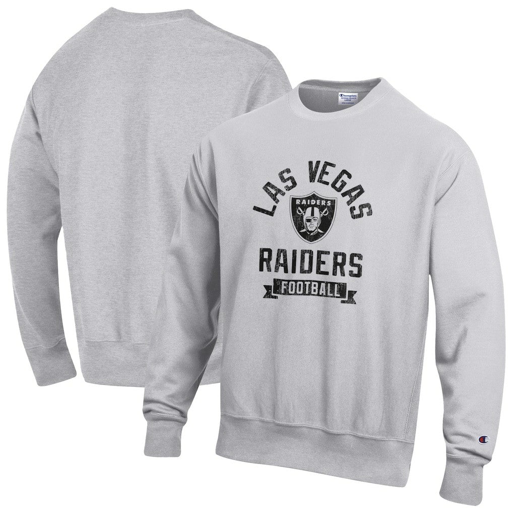 Reverse Weave Fleece Pullover Sweatshirt - Las Vegas Raiders Pullover