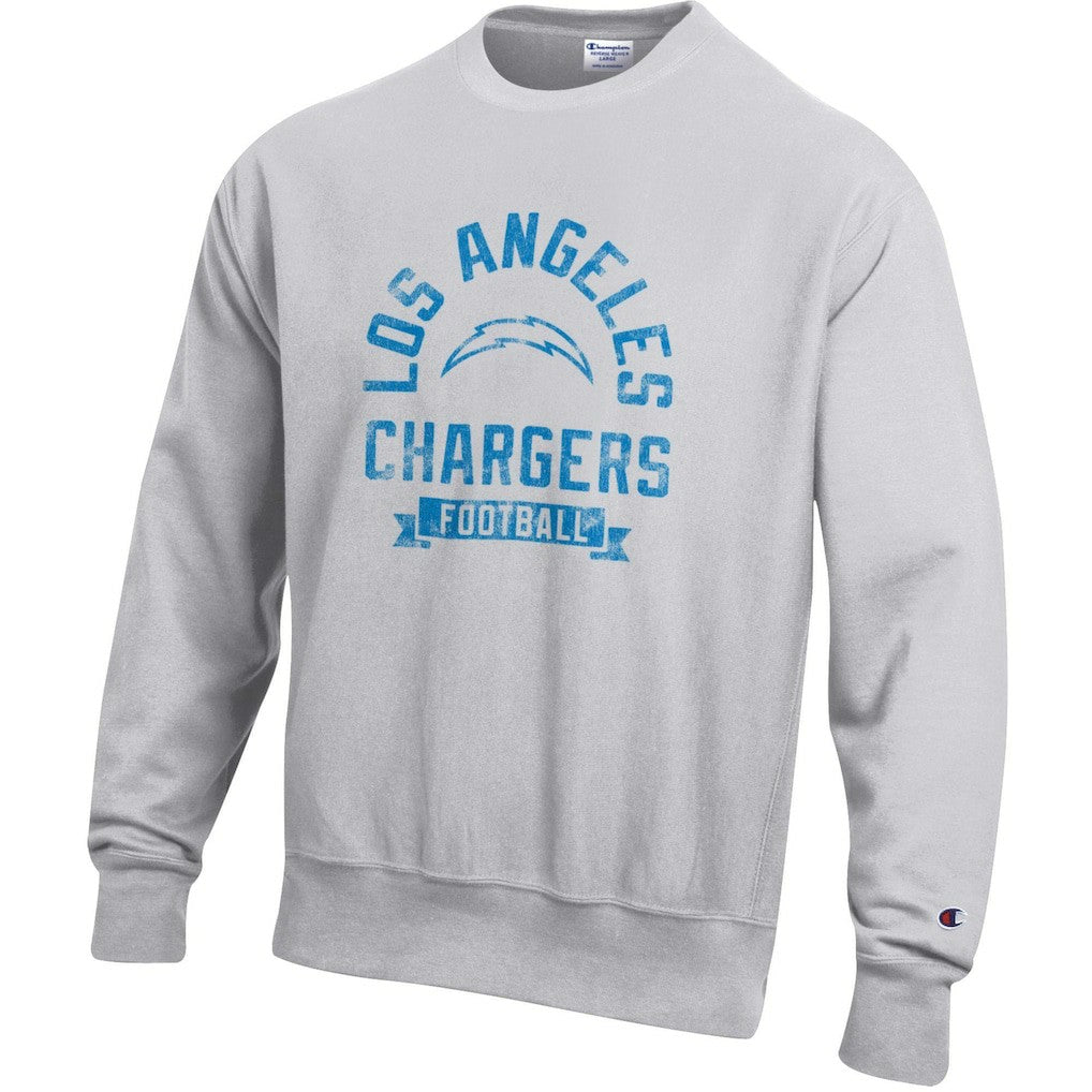 Reverse Weave Fleece Pullover Sweatshirt - Los Angeles Chargers Pullover