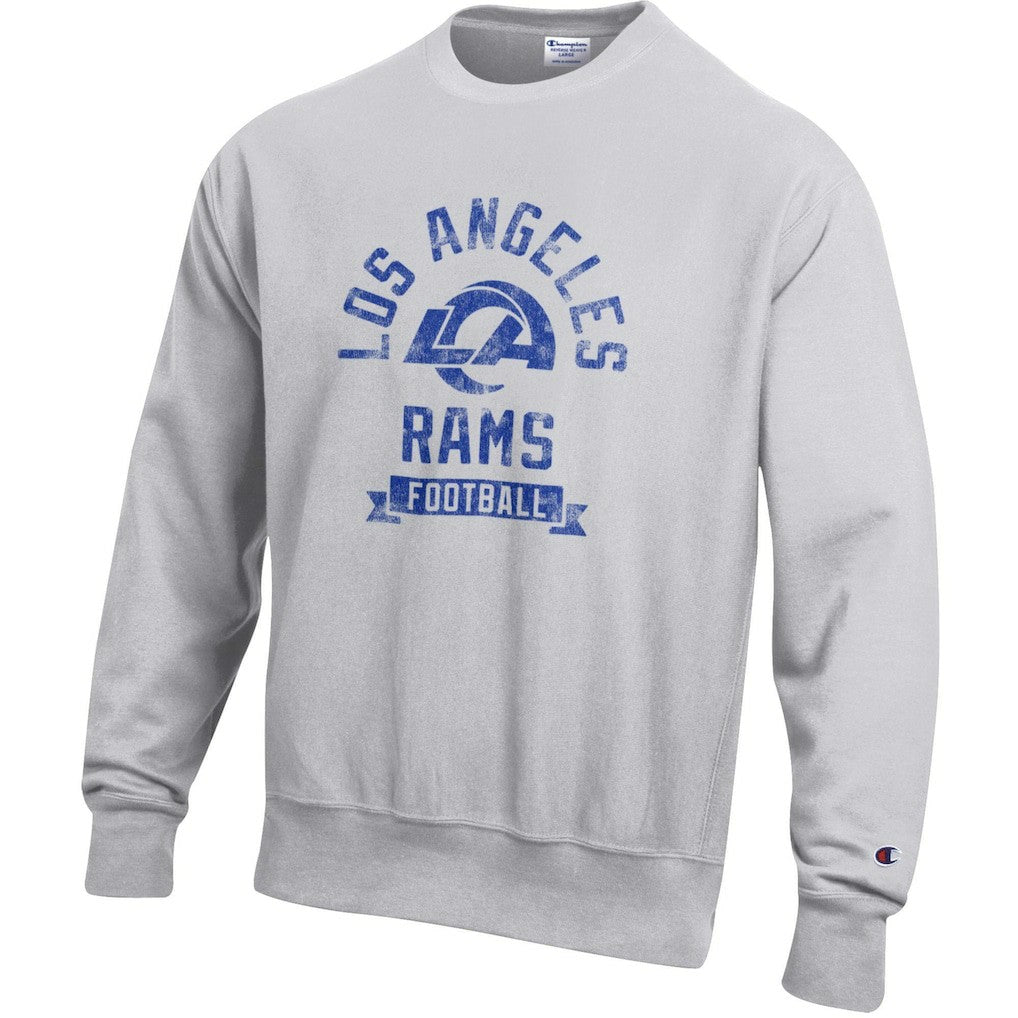 Reverse Weave Fleece Pullover Sweatshirt - Los Angeles Rams Pullover