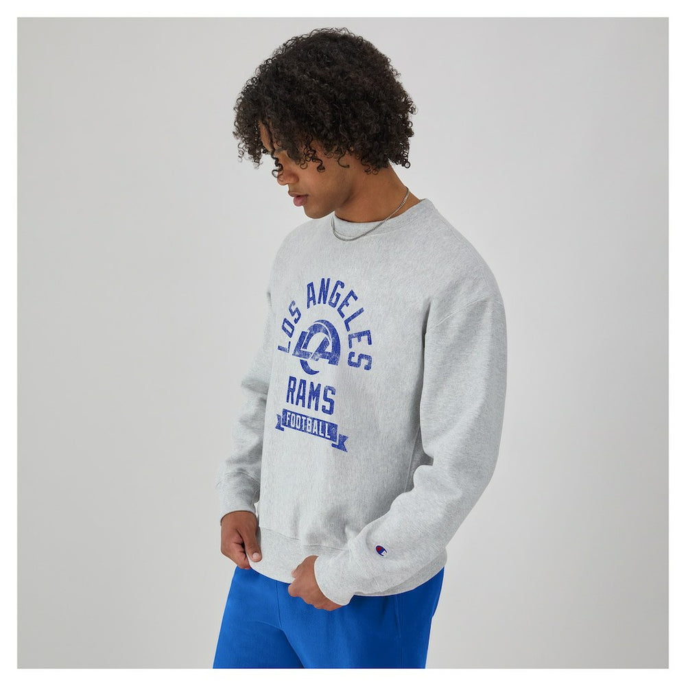 Reverse Weave Fleece Pullover Sweatshirt - Los Angeles Rams Pullover