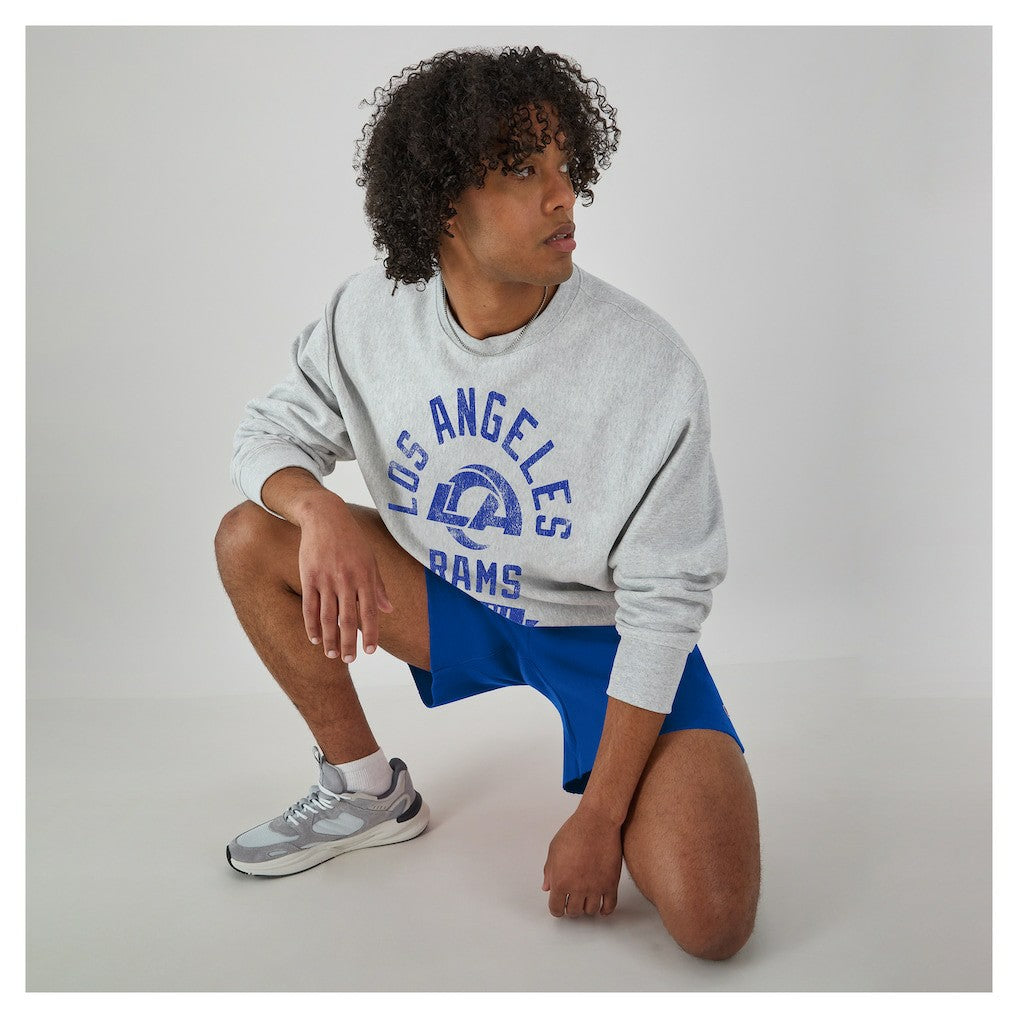 Reverse Weave Fleece Pullover Sweatshirt - Los Angeles Rams Pullover