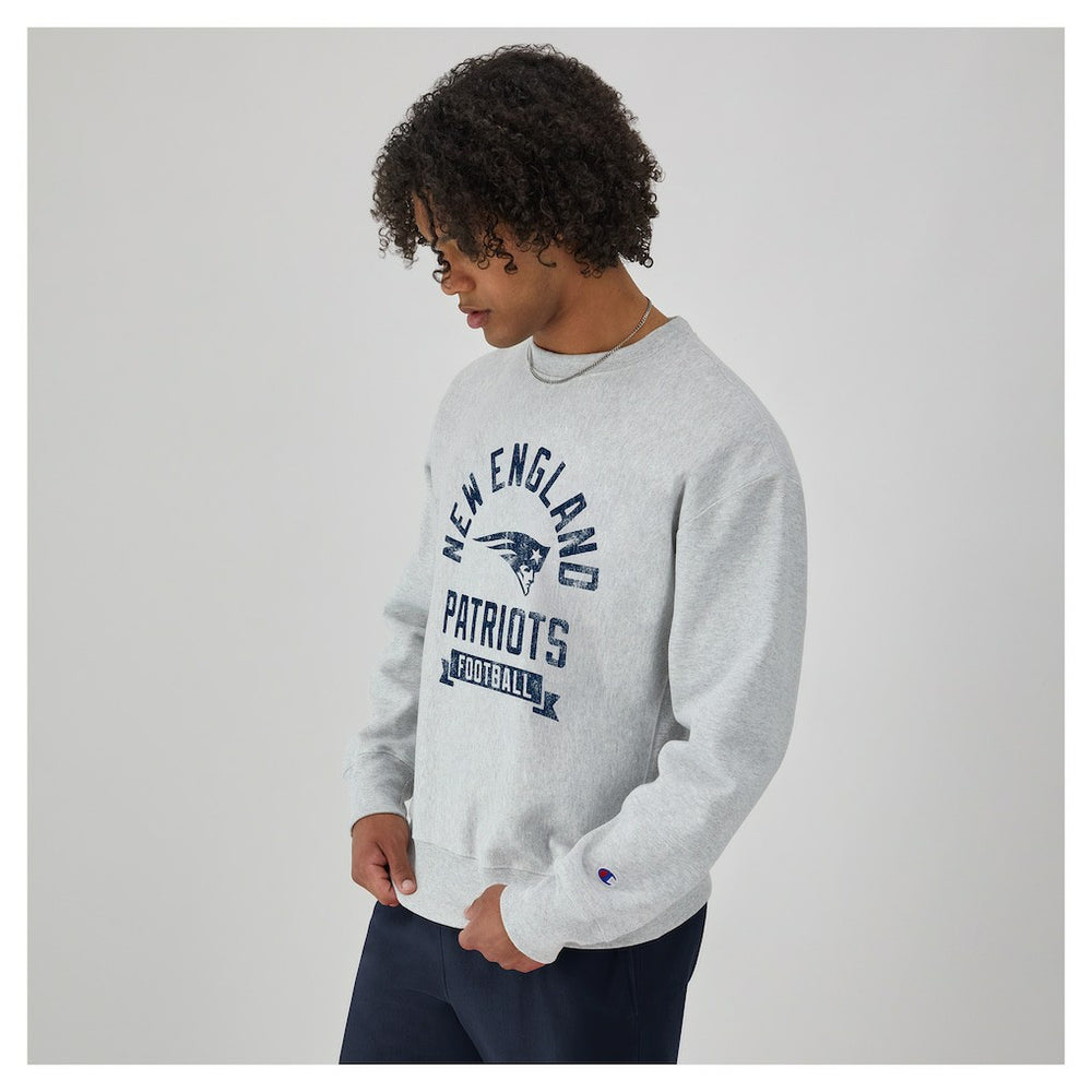 Reverse Weave Fleece Pullover Sweatshirt - New England Patriots Pullover