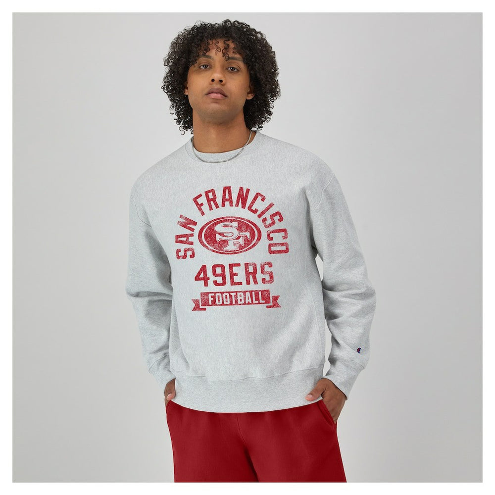 Reverse Weave Fleece Pullover Sweatshirt - San Francisco 49ers Pullover